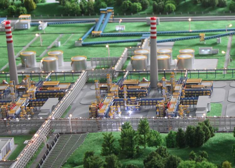 同德县石化区模型