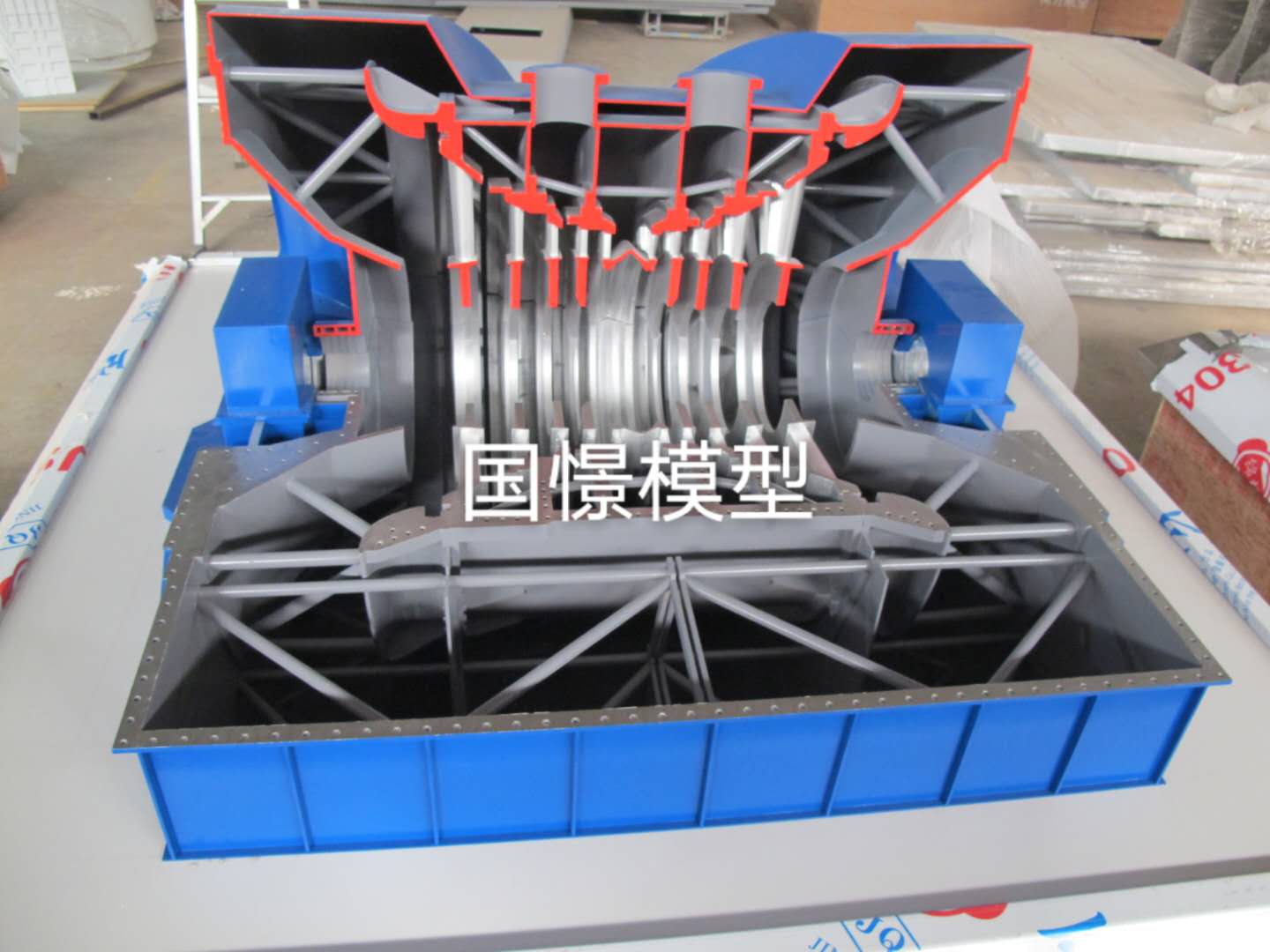 同德县机械模型