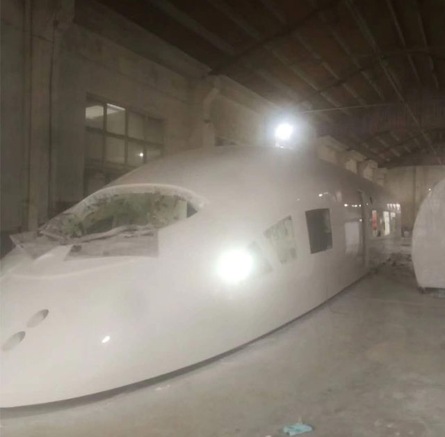 同德县高铁模型